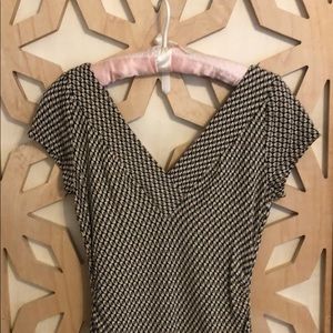 Diane von Furstenberg sweater dress geometric sz4